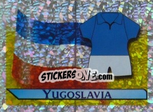 Sticker Flag and Kit - UEFA Euro Belgium-Netherlands 2000 n. 134 - Merlin