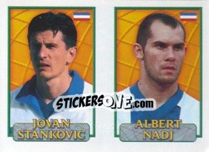 Cromo J.Stankovic / Nadj  - UEFA Euro Belgium-Netherlands 2000 - Merlin