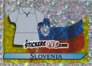 Sticker Flag and Kit - UEFA Euro Belgium-Netherlands 2000 n. 141 - Merlin