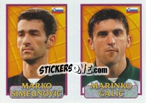 Cromo Simeunovic / Galic  - UEFA Euro Belgium-Netherlands 2000 - Merlin