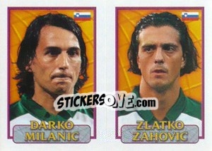 Figurina Milanic / Zahovic  - UEFA Euro Belgium-Netherlands 2000 - Merlin