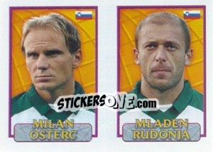Cromo Osterc / Rudonja  - UEFA Euro Belgium-Netherlands 2000 - Merlin