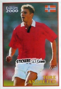Sticker Tore Andre Flo (Norway) - UEFA Euro Belgium-Netherlands 2000 - Merlin