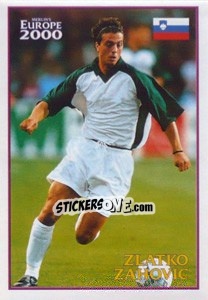 Sticker Zlatko Zahovic (Slovenia) - UEFA Euro Belgium-Netherlands 2000 - Merlin