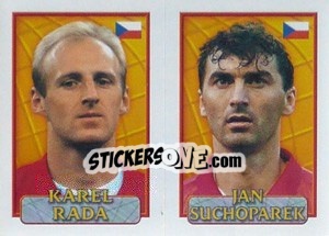 Cromo Rada / Suchoparek  - UEFA Euro Belgium-Netherlands 2000 - Merlin