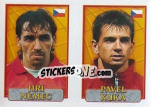 Cromo Nemec / Kuka  - UEFA Euro Belgium-Netherlands 2000 - Merlin