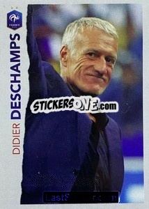 Sticker Didier Deschamps - Au plus près des Bleus n. 2 - Panini