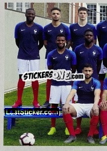 Cromo Equipe de France 1 - Au plus près des Bleus - Panini