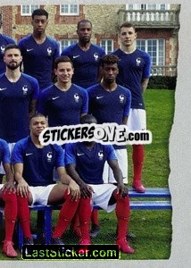 Cromo Equipe de France 3 - Au plus près des Bleus - Panini