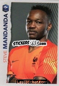 Sticker Steve Mandanda - Au plus près des Bleus n. 7 - Panini