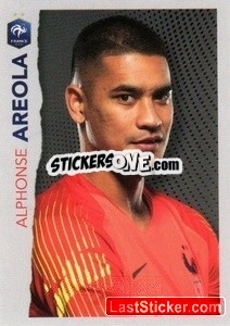 Cromo Alphonse Areola - Au plus près des Bleus - Panini