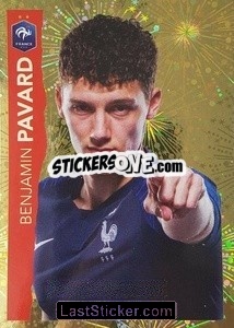 Sticker Benjamin Pavard - Au plus près des Bleus n. 9 - Panini