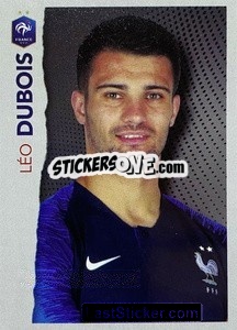 Sticker Léo Dubois - Au plus près des Bleus n. 10 - Panini