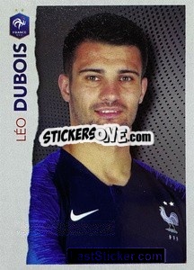 Figurina Léo Dubois - Au plus près des Bleus - Panini