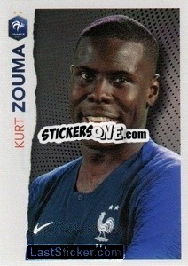 Sticker Kurt Zouma - Au plus près des Bleus n. 14 - Panini