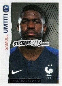 Sticker Samuel Umtiti - Au plus près des Bleus n. 15 - Panini