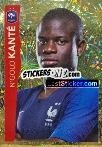Sticker N'Golo Kante - Au plus près des Bleus n. 17 - Panini