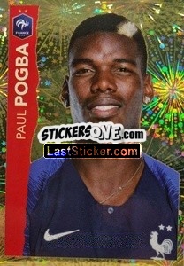 Sticker Paul Pogba - Au plus près des Bleus n. 19 - Panini