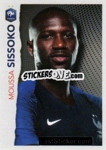 Sticker Moussa Sissoko - Au plus près des Bleus n. 21 - Panini
