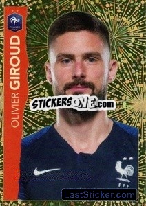 Sticker Olivier Giroud - Au plus près des Bleus - Panini