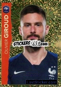 Cromo Olivier Giroud - Au plus près des Bleus - Panini