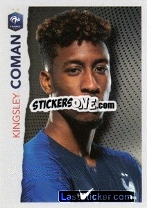 Sticker Kingsley Coman - Au plus près des Bleus n. 24 - Panini