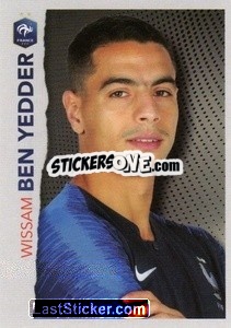Sticker Wissam Ben Yedder - Au plus près des Bleus n. 25 - Panini