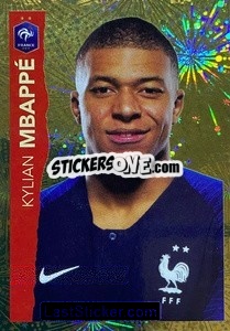 Cromo Kylian Mbappé - Au plus près des Bleus - Panini