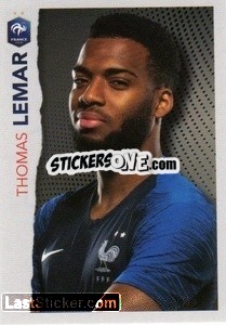 Sticker Thomas Lemar - Au plus près des Bleus n. 28 - Panini