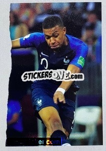 Sticker Kylian Mbappé - Au plus près des Bleus - Panini