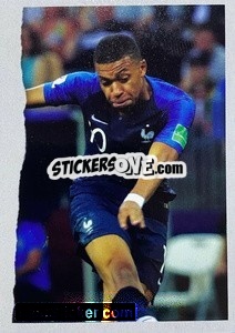 Figurina Kylian Mbappé - Au plus près des Bleus - Panini