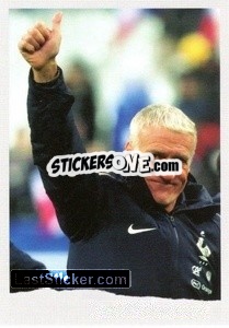 Sticker Didier Deschamps - Au plus près des Bleus n. 33 - Panini
