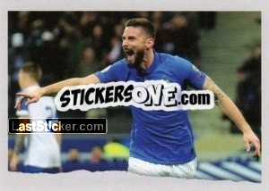 Sticker Olivier Giroud - Au plus près des Bleus n. 34 - Panini