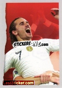 Sticker Antoine Griezmann - Au plus près des Bleus n. 36 - Panini