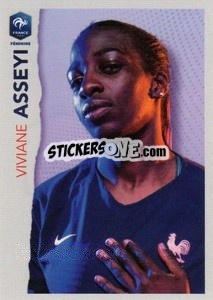 Sticker Viviane Asseyi - Au plus près des Bleus - Panini