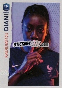 Sticker Kadidiatou Diani - Au plus près des Bleus n. 46 - Panini