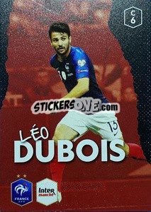 Cromo Léo Dubois - Au plus près des Bleus - Panini