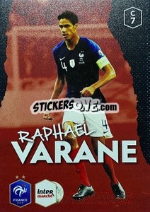 Sticker Raphael Varane - Au plus près des Bleus n. C7 - Panini