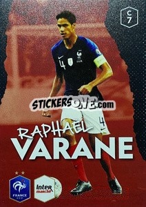 Cromo Raphael Varane - Au plus près des Bleus - Panini