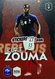 Sticker Kurt Zouma - Au plus près des Bleus n. C9 - Panini