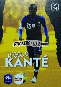 Cromo N'Golo Kante - Au plus près des Bleus - Panini