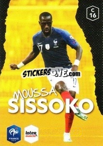 Sticker Moussa Sissoko - Au plus près des Bleus n. C16 - Panini