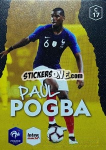 Figurina Paul Pogba - Au plus près des Bleus - Panini