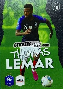 Sticker Thomas Lemar - Au plus près des Bleus - Panini