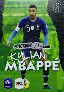 Sticker Kylian Mbappé - Au plus près des Bleus n. C21 - Panini