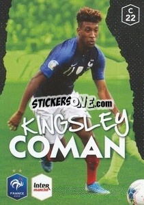 Sticker Kingsley Coman - Au plus près des Bleus n. C22 - Panini