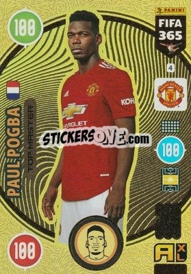 Sticker Paul Pogba - FIFA 365: 2020-2021. Adrenalyn XL - Panini
