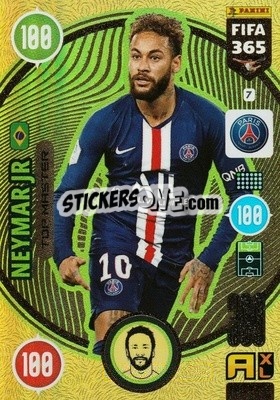 Sticker Neymar Jr - FIFA 365: 2020-2021. Adrenalyn XL n. 7 - Panini