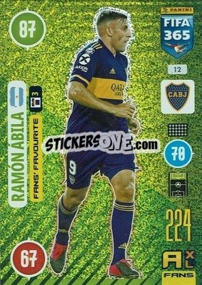 Cromo Ramón Ábila - FIFA 365: 2020-2021. Adrenalyn XL n. 12 - Panini