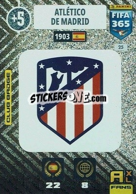 Sticker Club Badge - FIFA 365: 2020-2021. Adrenalyn XL n. 25 - Panini